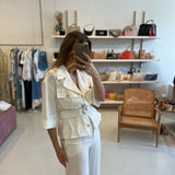 Liu Jo short jacket with gold buttons