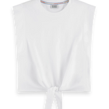 White t-shirt with Scotch &amp; Soda bow