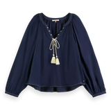 Scotch &amp; Soda navy blue blouse