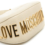 Mala Love Moschino cru de mão com alça a tiracolo