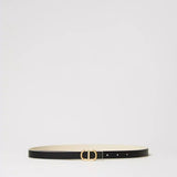 White and black reversible Twinset belt