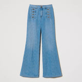 Twinset jeans with decorative buttons