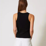 Tank top TWINSET preto