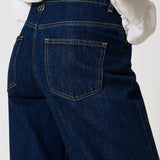 Straight fit jeans TWINSET em denim escuro