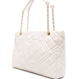 Mala Tote bag Love Moschino cru acolchoada