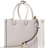White Liu Jo handbag with embroidered logo on the front