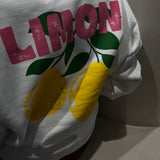 Sweatshirt oversized branca "LIMON"