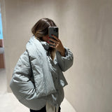 Puffer jacket cinza Ottod'ame