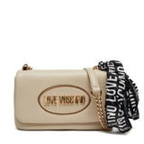 Mala mini bag Love Moschino cru com lenço estampado