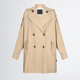 Trench coat curta Liu Jo em sarja