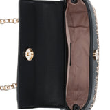 Black Liu Jo shoulder bag with gold studs