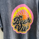 T-shirt cinza Beach Vibes