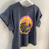 T-shirt cinza Beach Vibes