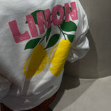 Sweatshirt oversized branca "LIMON"