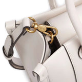 White Liu Jo handbag with embroidered logo on the front