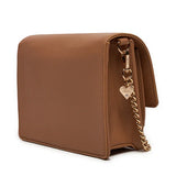 Mala de ombro Liu Jo com bolso exterior em camel